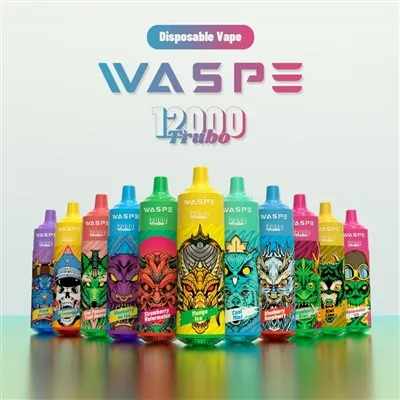 Waspe 12000 bocanadas de vapor desechable